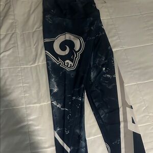 NFL Dark Blue Leggings with RAMS Logo